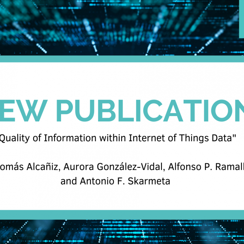 New Publication: Quality of Information within Internet of Things Data