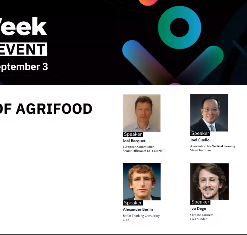 Future of Digital Agriculture at IoT Week 2021