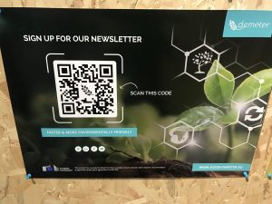 DEMETER Newsletter sign up at COP26