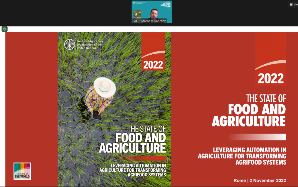 FAO The State of Food and Agriculture (SOFA) report launched Demeter